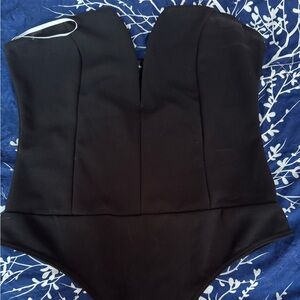 Lulu's Classic Black Bodysuit